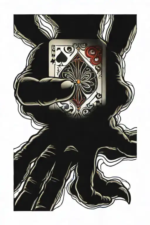 Hand With Playing Card