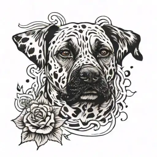 Black Spot On My Dogs Back Into A Tatoo