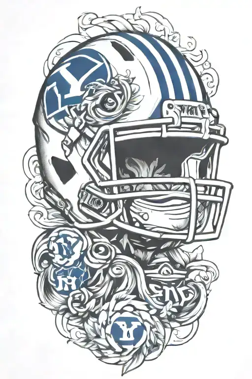 Byu Football Helmet
