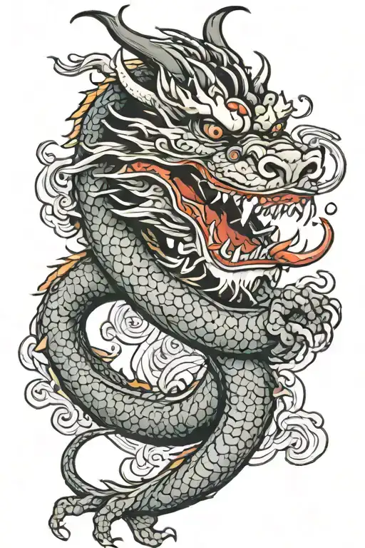 Japenese Dragon Forearm