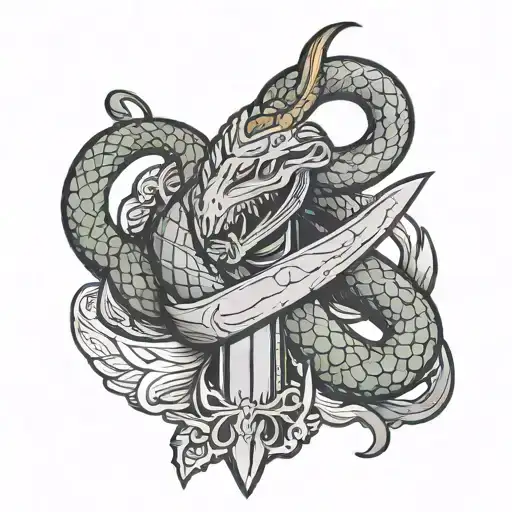 Snake Dagger Viking