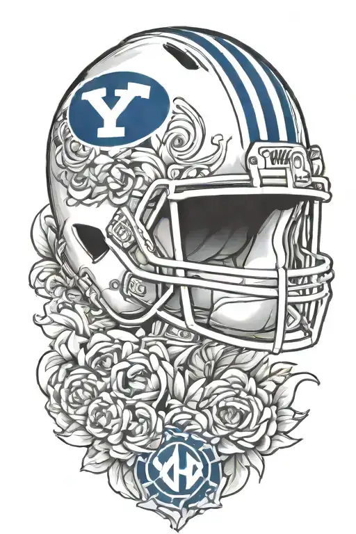 Byu Football Helmet