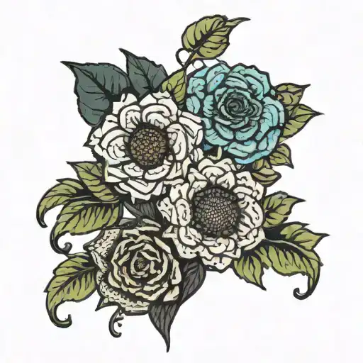 Crochet Pattern Of Sunflowers Roses Hummingbird And Butterfly