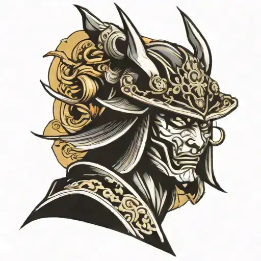 Japanese Masked Samurai
