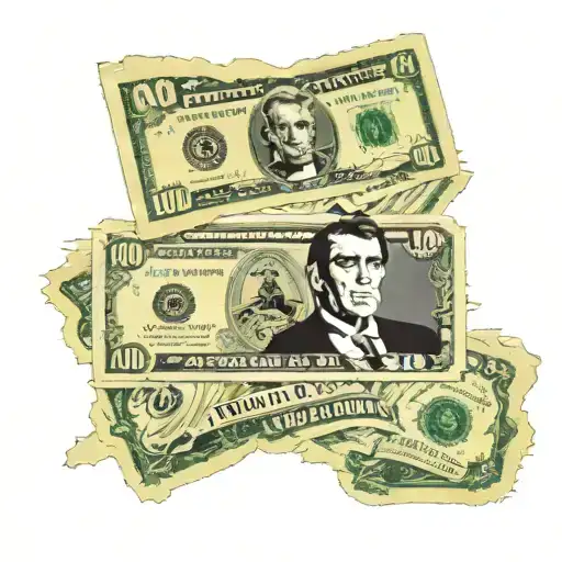 100 Dolar Bill With Scarface Money Power Quotes