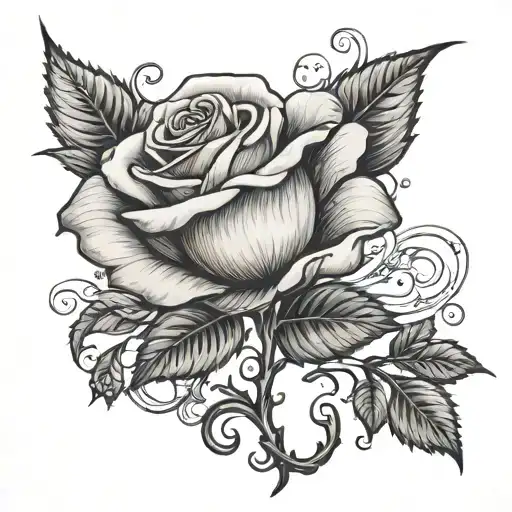 Rose With The Name Mileydi On The Stem