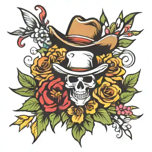 Cowboy Rebel Logo Mixed Bouquet