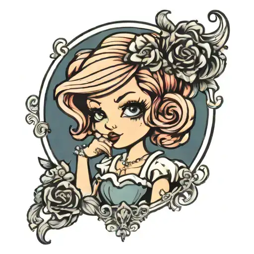 Little Miss Cartoon Character