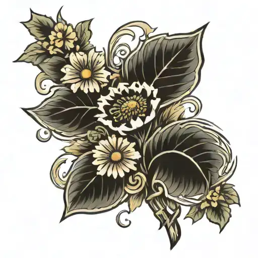 2005 Roman Numeral Flowers