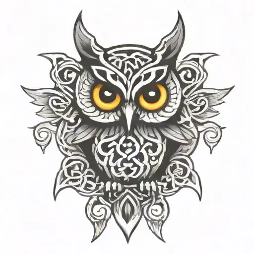 Celtic Knot Owl