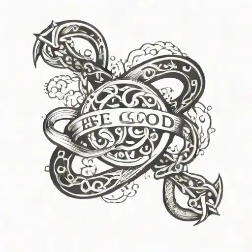 Be Good Do Good As An Infinity Symbol And Nautical