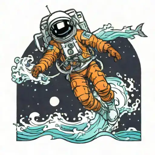 Astronaut At The Bottom Of The Ocean