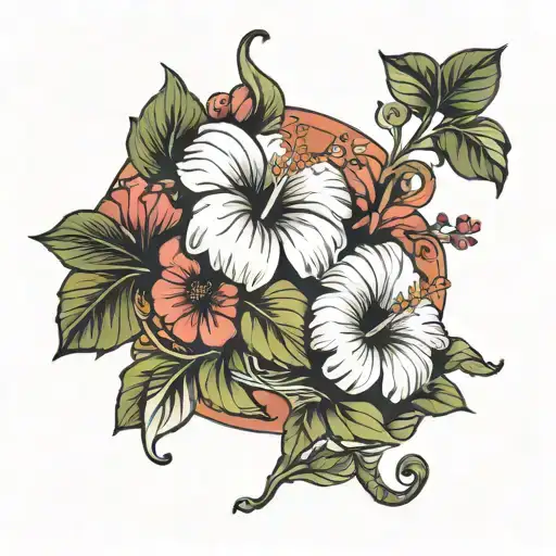 Hibiscus And Aries Zodiac Sign