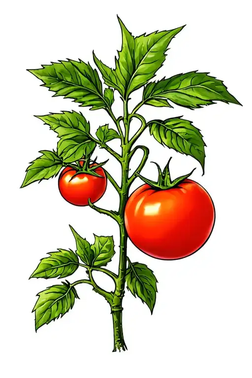 Tomato Plant Growing