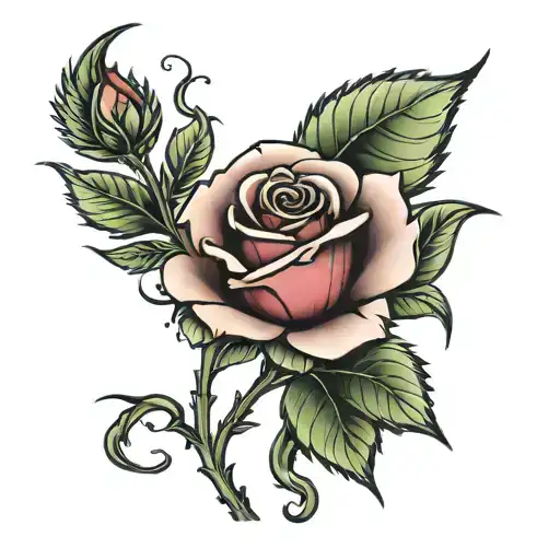 Rose With Stem Smoking