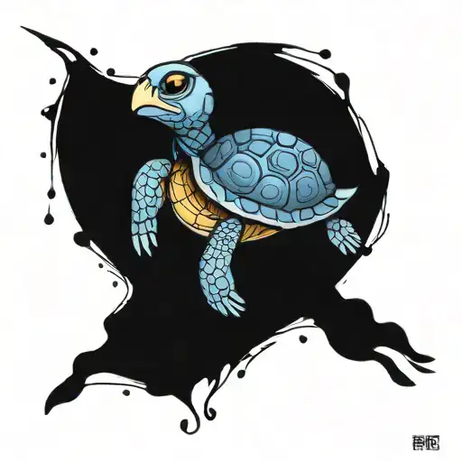 Blue Turtle With Unperceived Kt