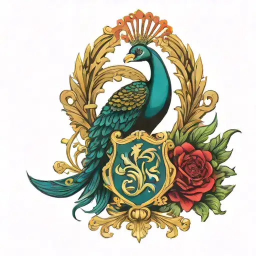 Peacock Coat Of Arms