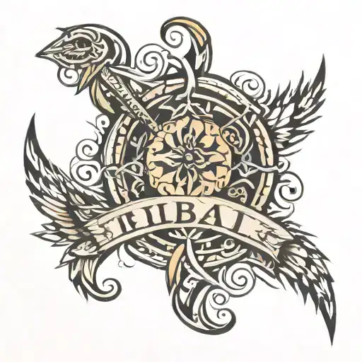 Tribal With Kids Names