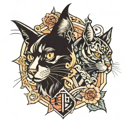 Cat And A Dog Together