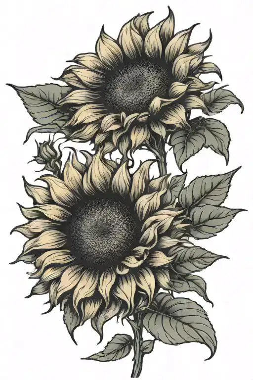 Sunflower Blooming
