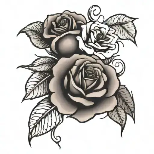 Idea To Accompany A Rose On The Hand