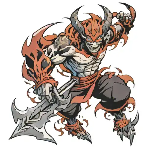 Anime Demon Cleaving Blade