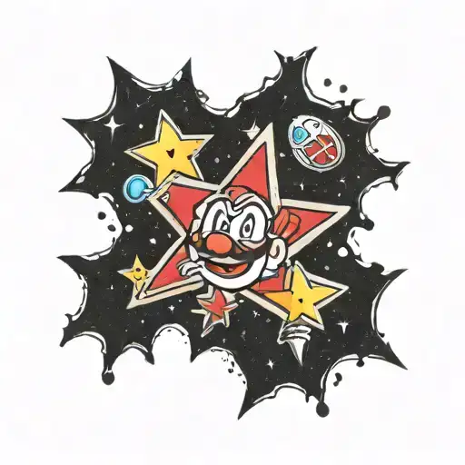 Grunge Mario Star