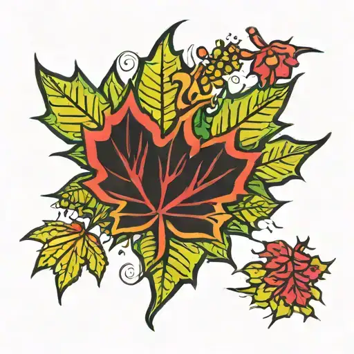 Guyanese National Flower Jamaican National Flower Maple Leaf
