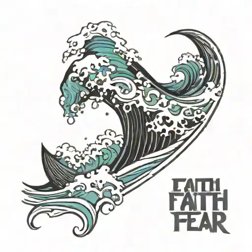 Faith Over Fear In A Wave