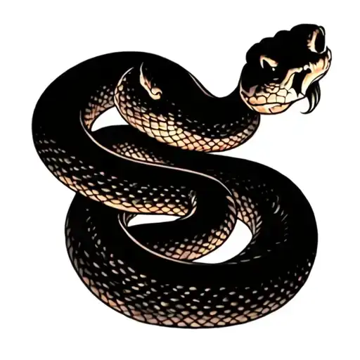 Snake Enrolled In A Woman's Body