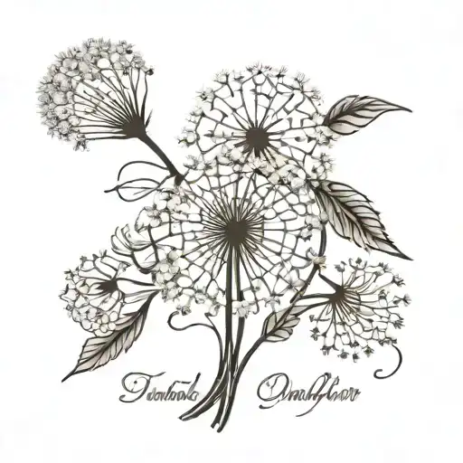 Dandelion Family Names Intertwined