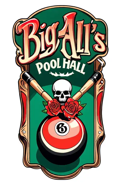Sign Saying Big Al's Pool Hall
