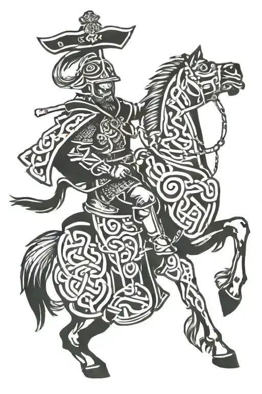 Polish Hussar Irish Celtic Knot