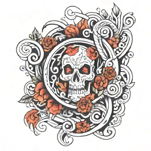 Cybersiligm Pattern Alighrly Curved For Hip