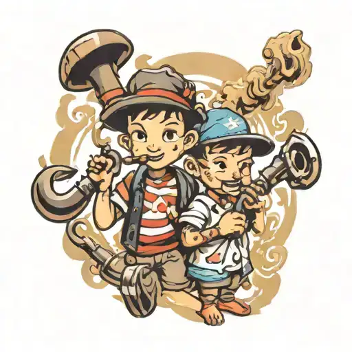 Children Juanma And Pipe