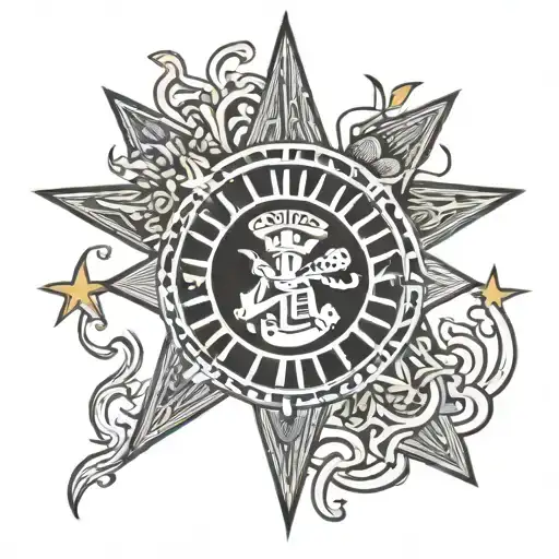 Filipino Sun And Chinese Flag Stars