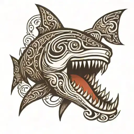 Hammer Head Shark Tribal
