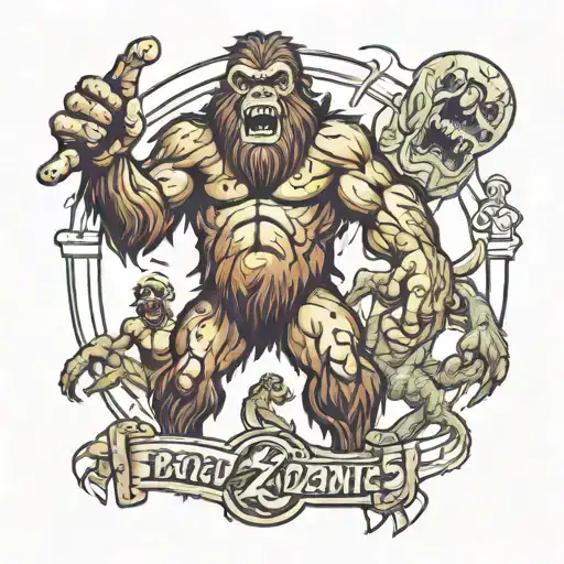 Bigfoot And Zombies Coming