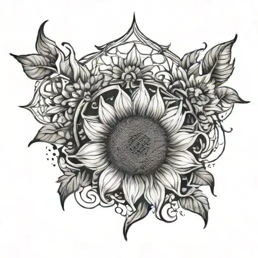 Sky Inside Sunflower