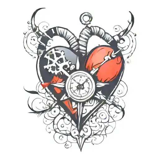 Heart Pulse With Date In The Middle