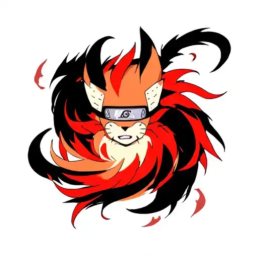 Kurama Naruto Nine Tails Twist Together