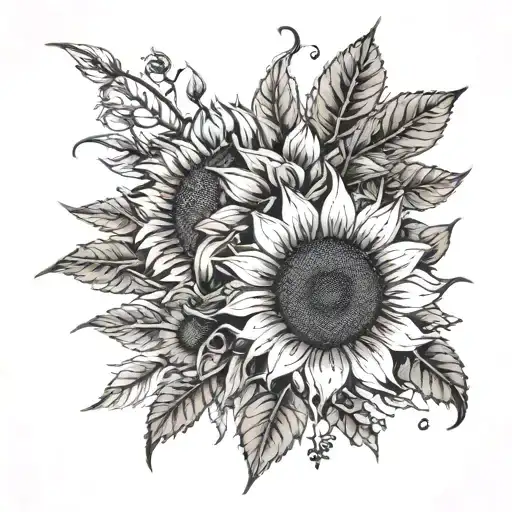 Nature With Sunflower