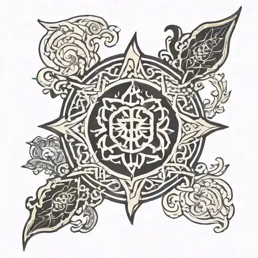 Afghan Buddhist Clan Symbol