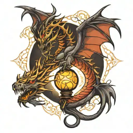 Lighting Dragon Wrapped