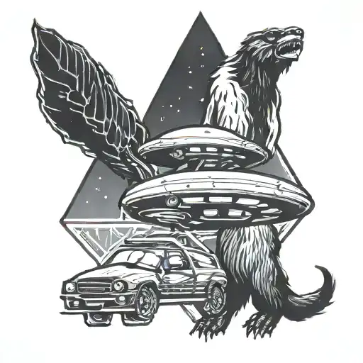 Ufo And Bigfoot