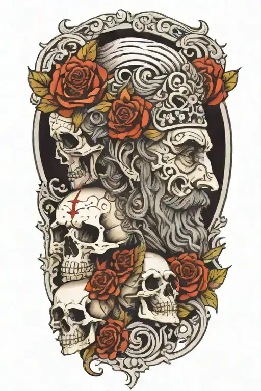 Marcus Aurelius And Skull