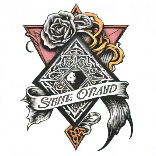 'Shine On You Crazy Diamond Memorial Tattoo - Pink Floyd