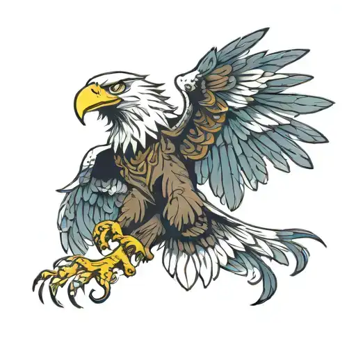 Brian Dawkins Eagle Wings Spread