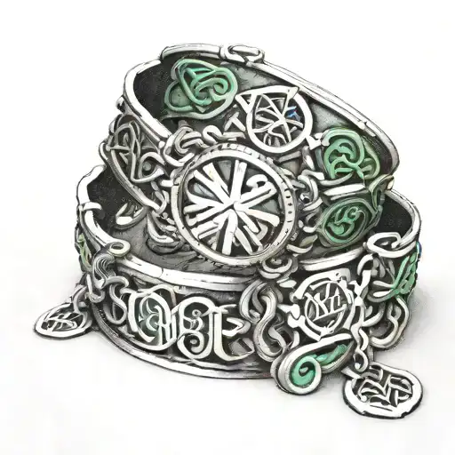 Link Bracelet Roman Numerals Representing Important Dates