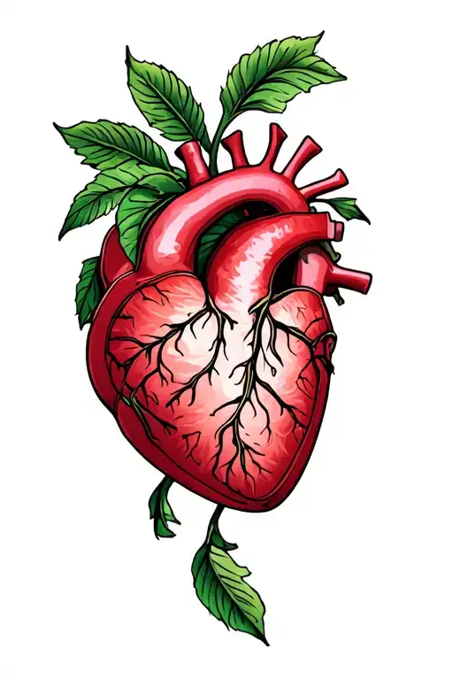 Granada And Heart Fruit